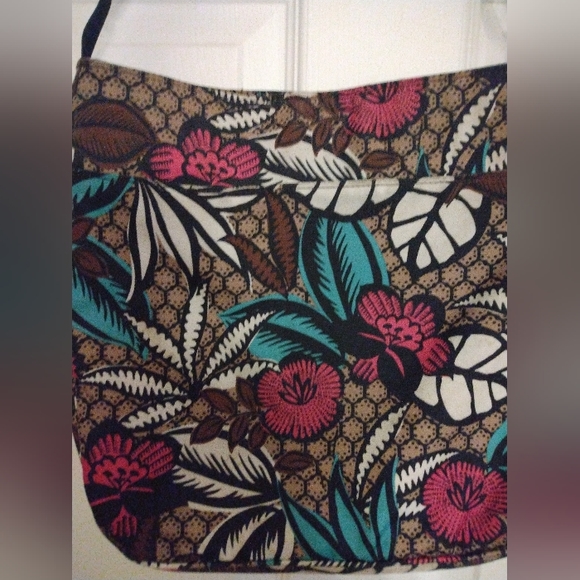 Vera Bradley Tropical Crossover Purse 11X12 In.Long - Picture 3 of 4
